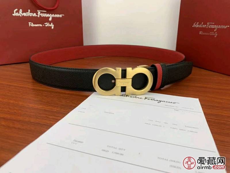 保真菲拉格慕皮带<br />规