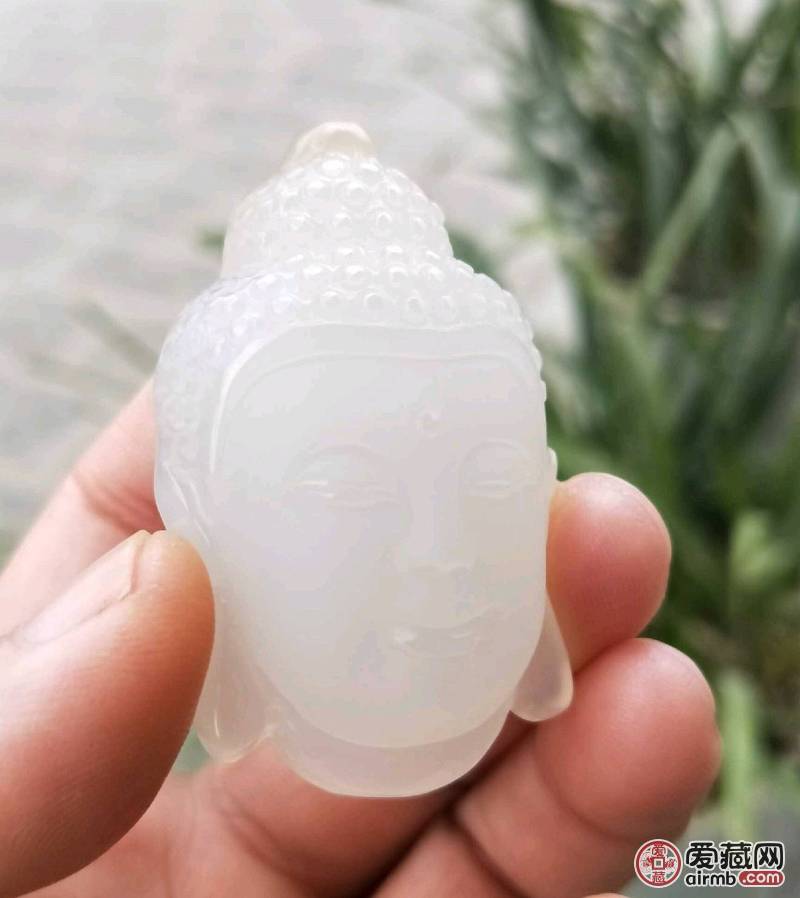 黄蜡石黄龙玉佛头吊坠挂件项链 