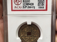 顺治通宝背同一厘最新价格