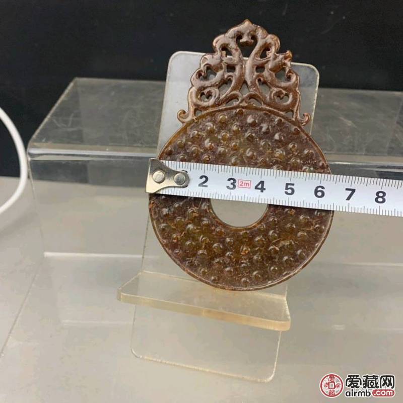 【拍品】早年收藏，镂空雕乳钉双