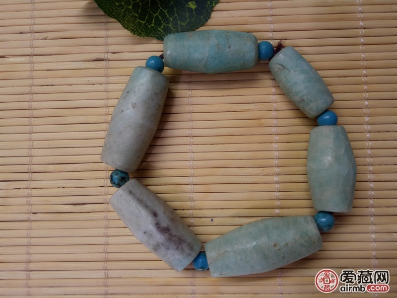 旧藏，天河石珠手串<br />