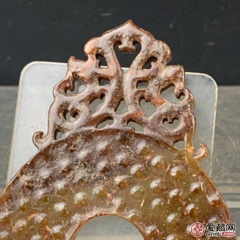 【拍品】早年收藏，镂空雕乳钉双