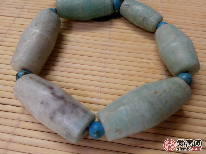 旧藏，天河石珠手串<br />