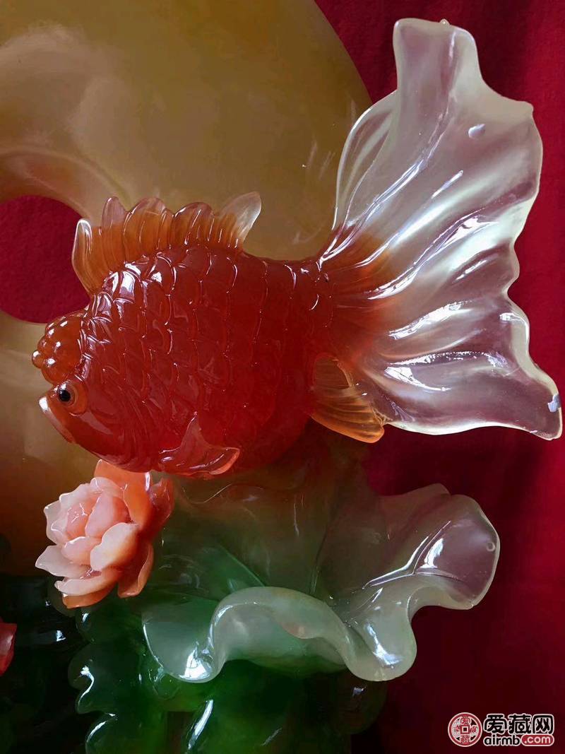 琉璃《金玉满堂》摆件，做工精美