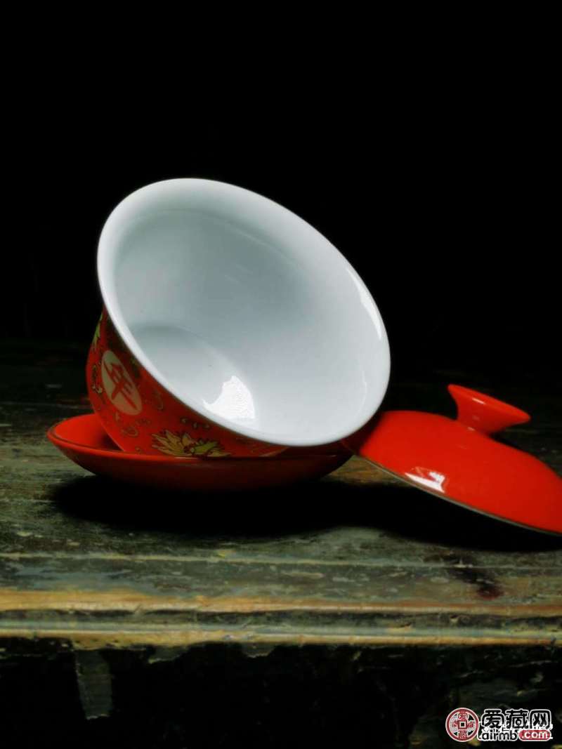 盖碗茶杯（完好）\n\n描述\