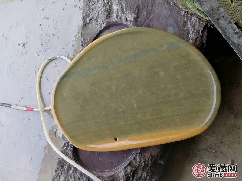 肇庆端砚茶盘，绿端小清新茶盘，