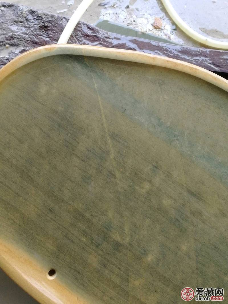 肇庆端砚茶盘，绿端小清新茶盘，
