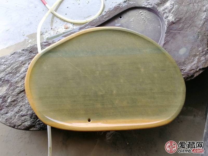 肇庆端砚茶盘，绿端小清新茶盘，