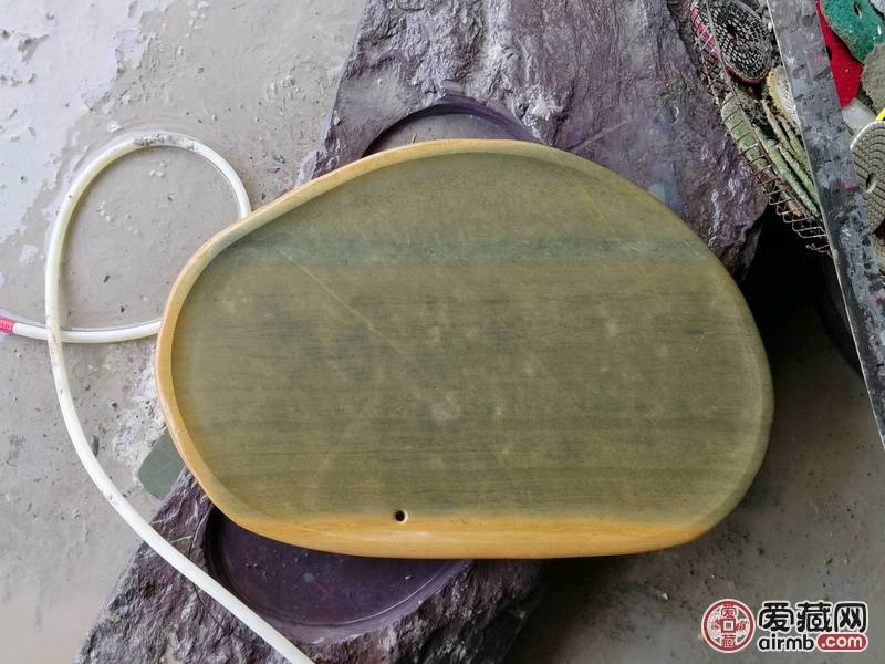 肇庆端砚茶盘，绿端小清新茶盘，