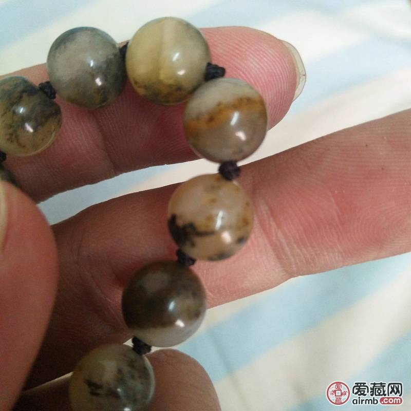 精品黄龙玉水草，108颗，详情
