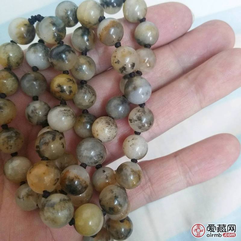 精品黄龙玉水草，108颗，详情