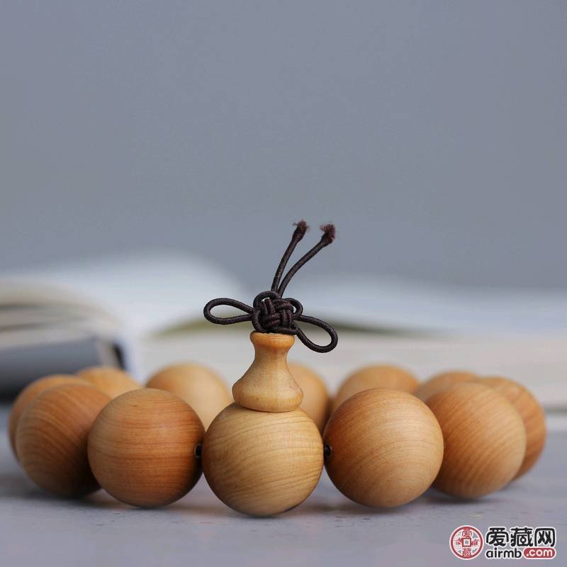 【品名】崖柏木素珠<br />
