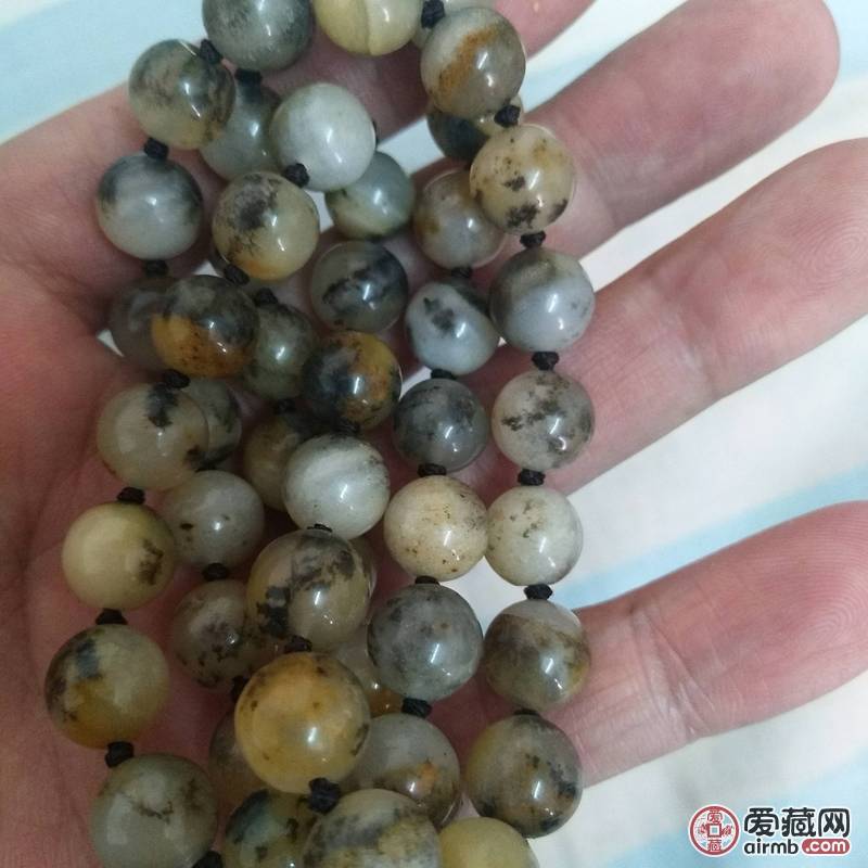 精品黄龙玉水草，108颗，详情