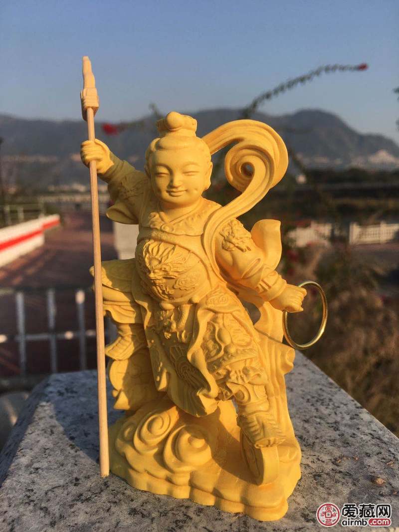 黄杨木哪咤材质：大叶黄杨木尺寸
