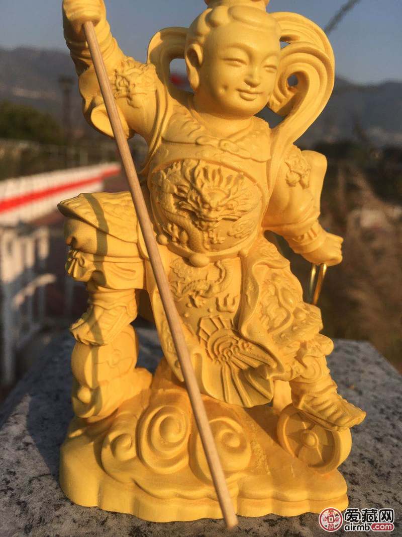 黄杨木哪咤材质：大叶黄杨木尺寸
