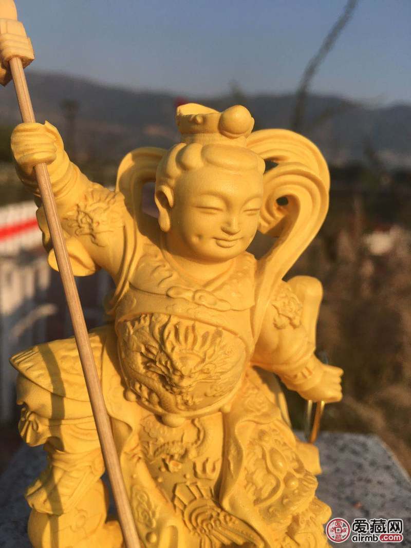 黄杨木哪咤材质：大叶黄杨木尺寸