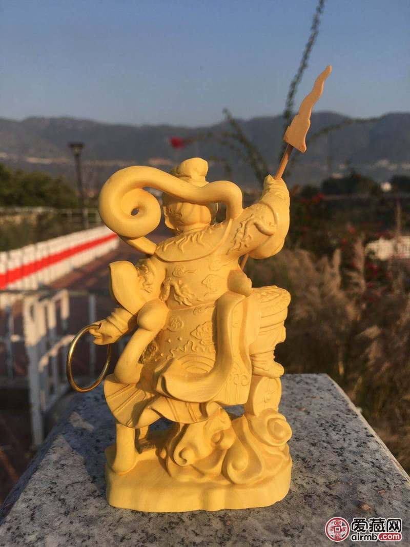 黄杨木哪咤材质：大叶黄杨木尺寸