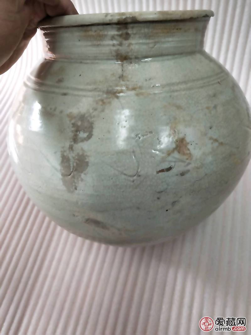 李朝白月亮罐1900
