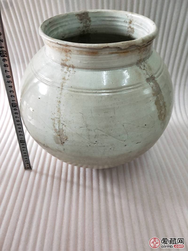 李朝白月亮罐1900