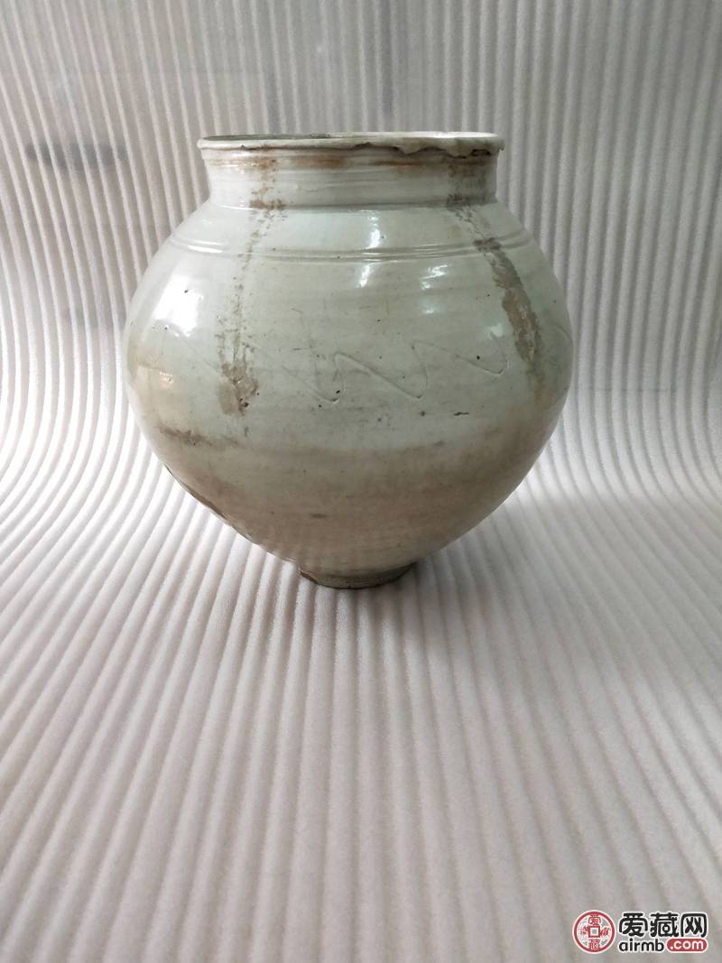 李朝白月亮罐1900