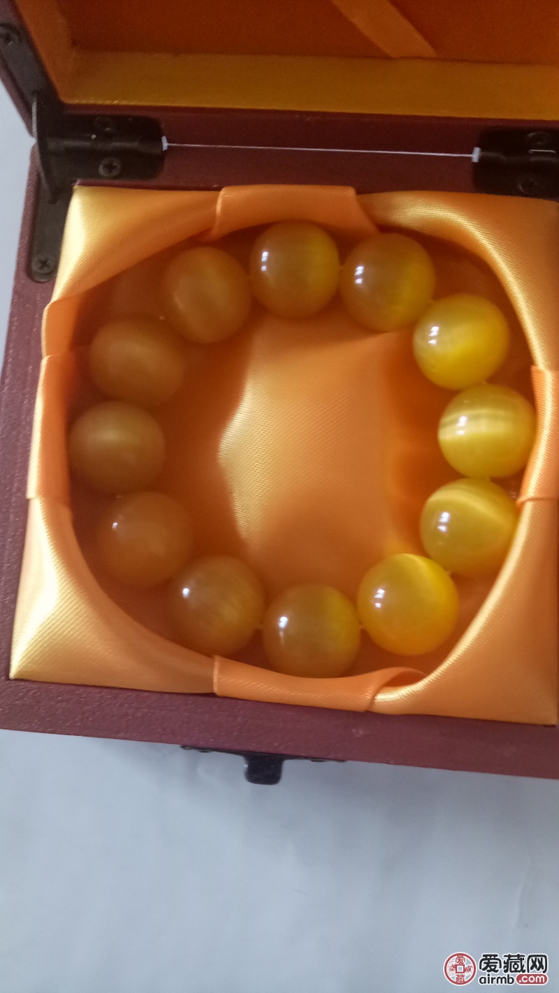 黄龙玉。手串儿。真品。