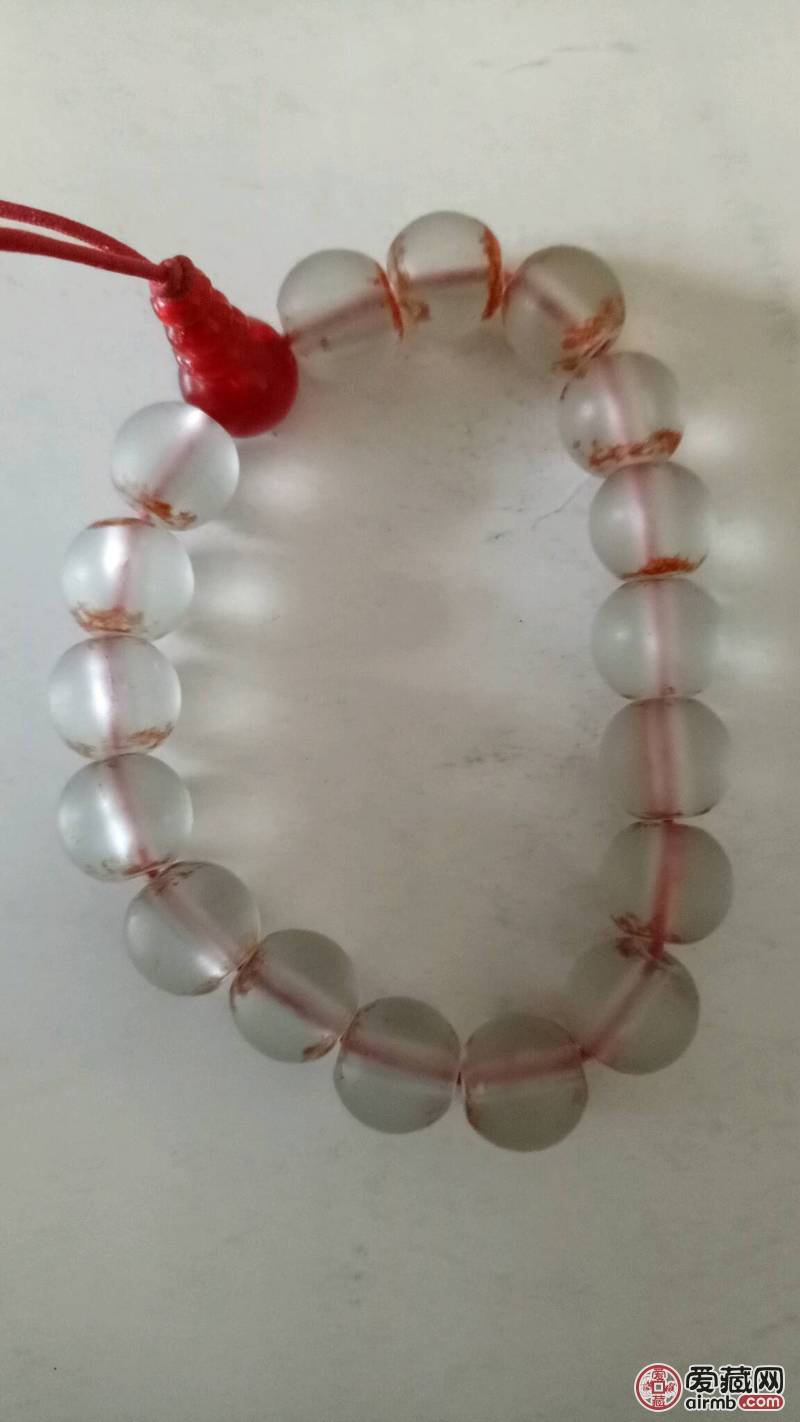 玻璃翠手链。