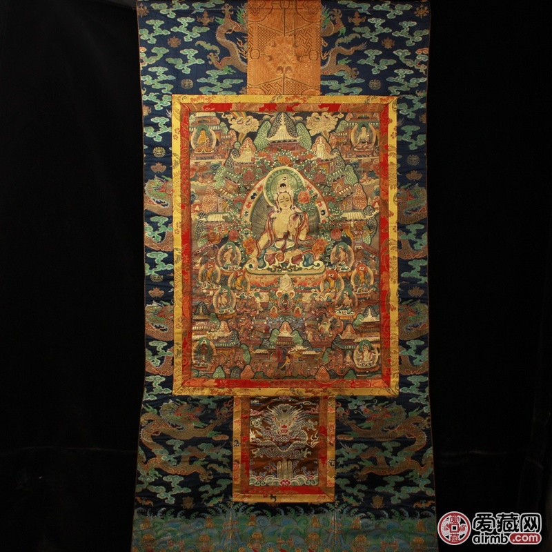 西藏寺院收明代*画师纯手工*矿