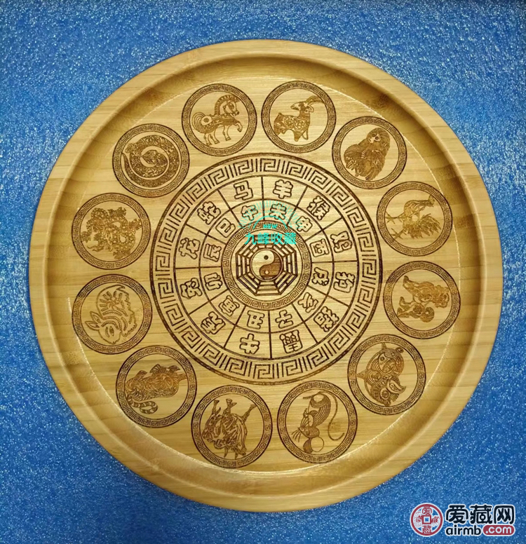 八卦十二生肖纪念盘珍藏(全套带