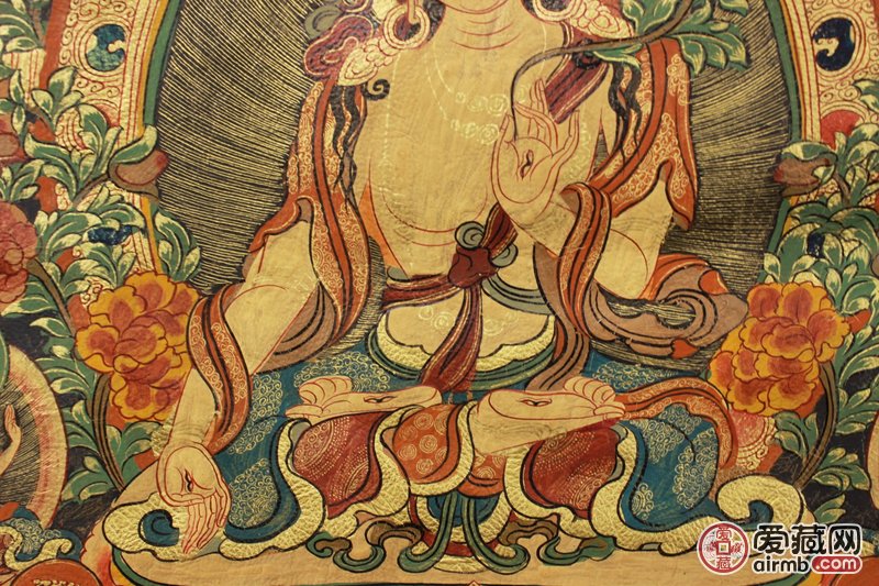 西藏寺院收明代*画师纯手工*矿