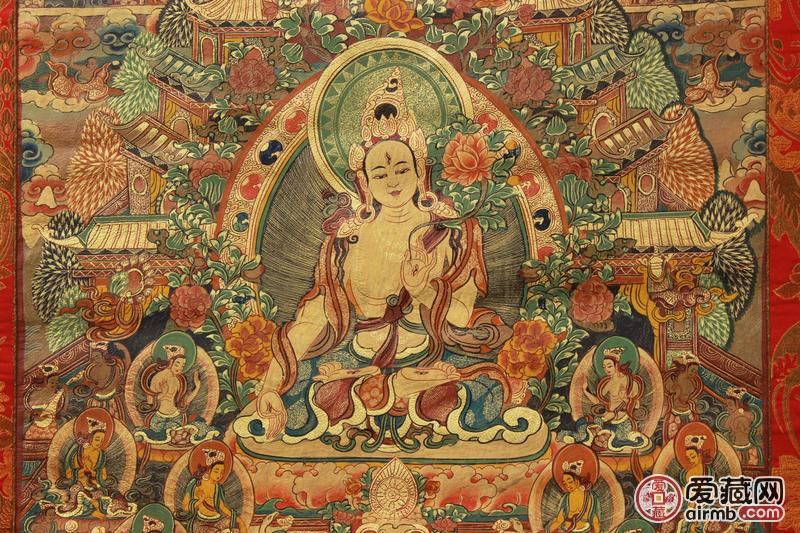 西藏寺院收明代*画师纯手工*矿