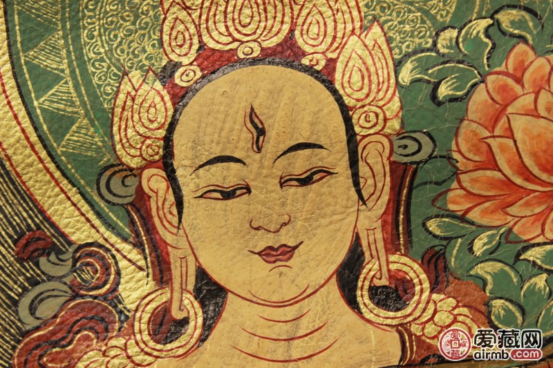 西藏寺院收明代*画师纯手工*矿