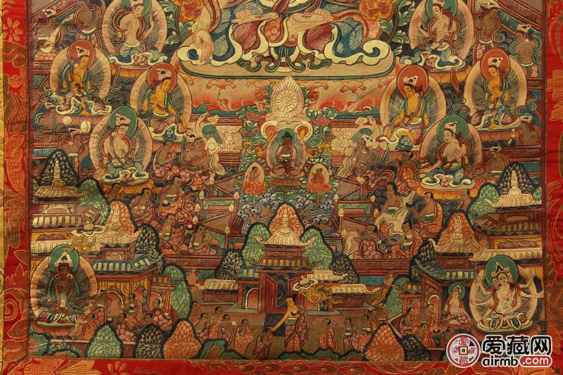 西藏寺院收明代*画师纯手工*矿