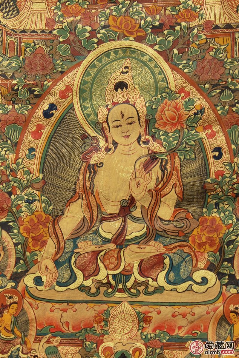 西藏寺院收明代*画师纯手工*矿