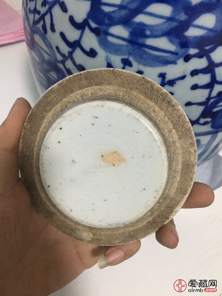清代，缠枝莲寿字四系壶。包老包