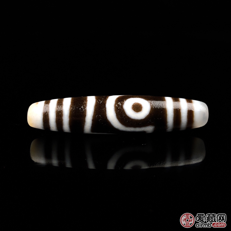 藏传玛瑙至纯两眼天珠尺寸54×
