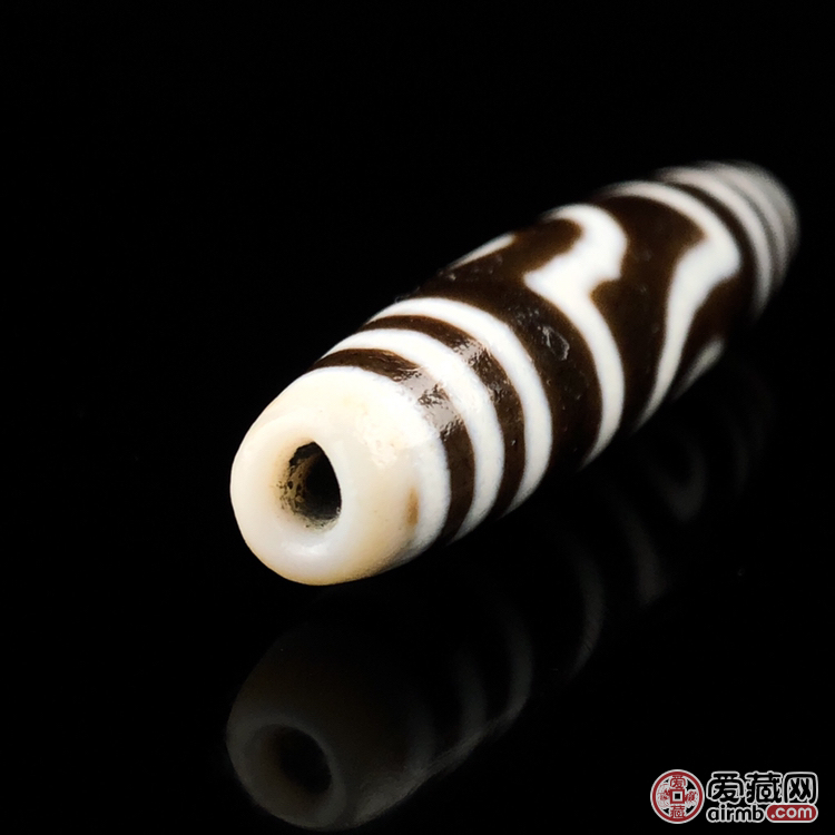藏传玛瑙至纯两眼天珠尺寸54×