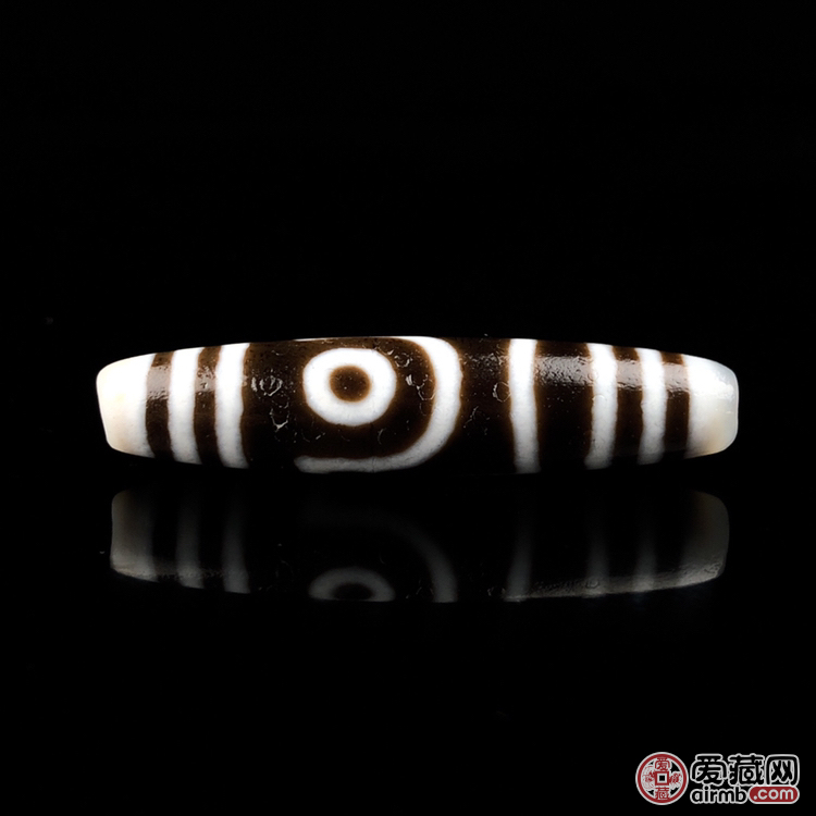 藏传玛瑙至纯两眼天珠尺寸54×