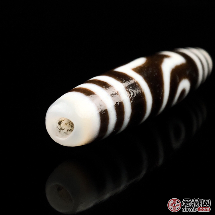 藏传玛瑙至纯两眼天珠尺寸54×