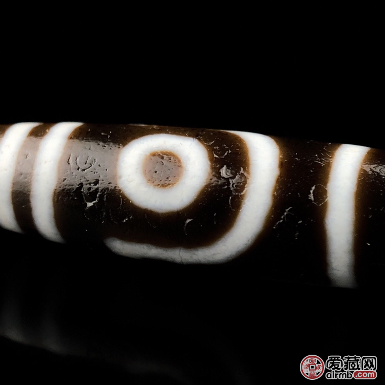 藏传玛瑙至纯两眼天珠尺寸54×