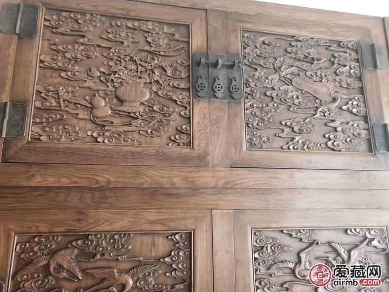 大叶黄花梨顶箱柜，做工好，打磨