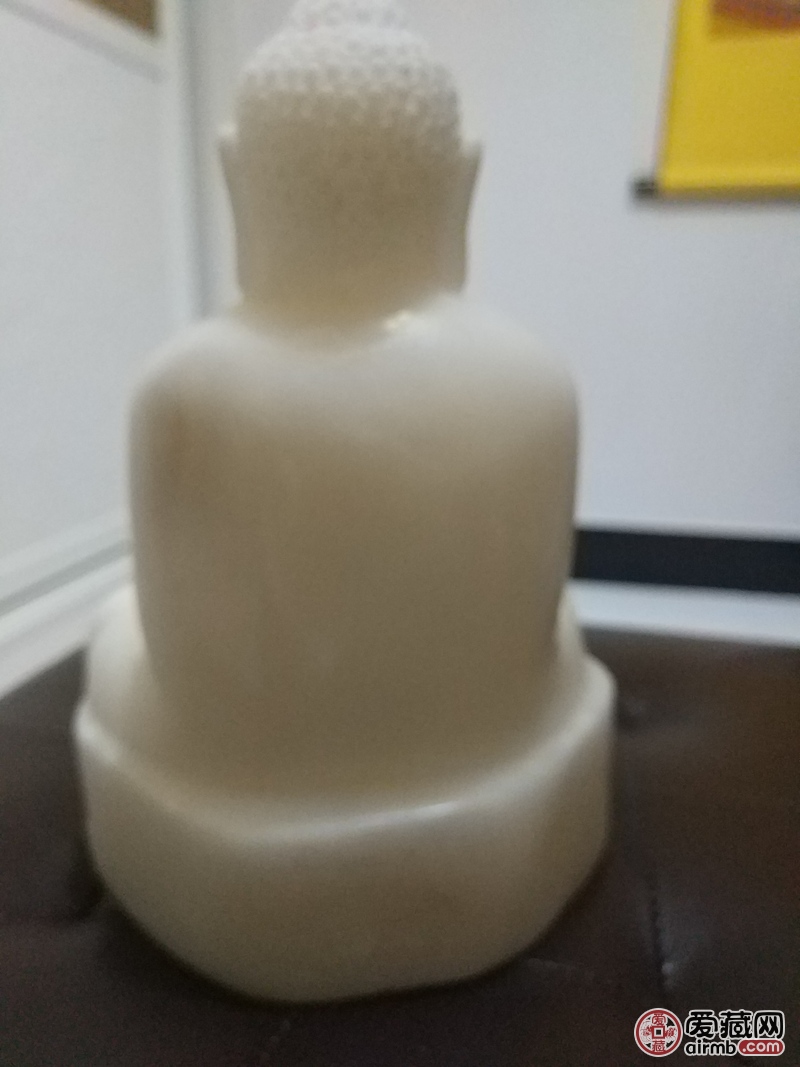 缅甸白玉玉佛，3.7公斤，25