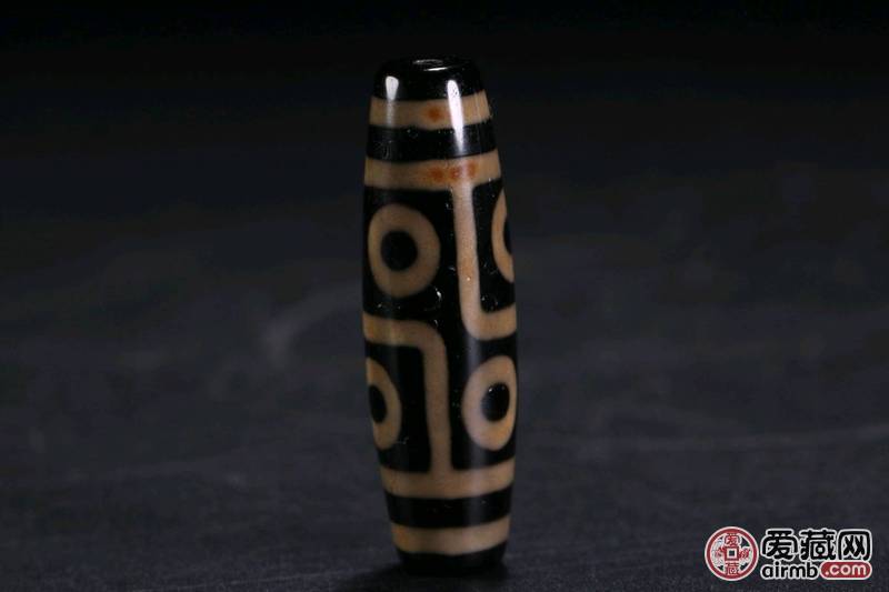 藏传，六眼老天珠，玛瑙天珠，六