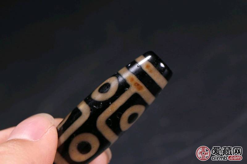 藏传，六眼老天珠，玛瑙天珠，六