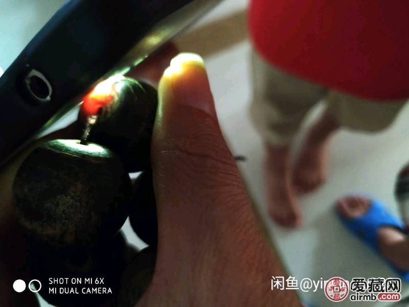 晚清民国射天角老珠子 乡下一手