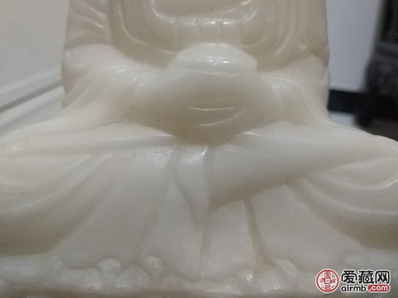 缅甸白玉玉佛，3.7公斤，25