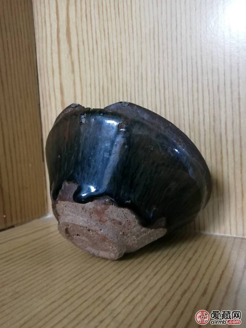 宋代铁胎建窑建盏/古玩文房古董