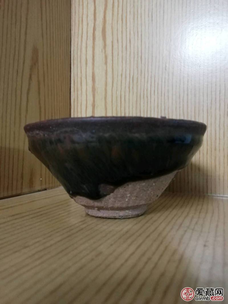 宋代铁胎建窑建盏/古玩文房古董