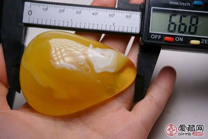 俄料鸡油黄飘瓷白花水滴，完美无