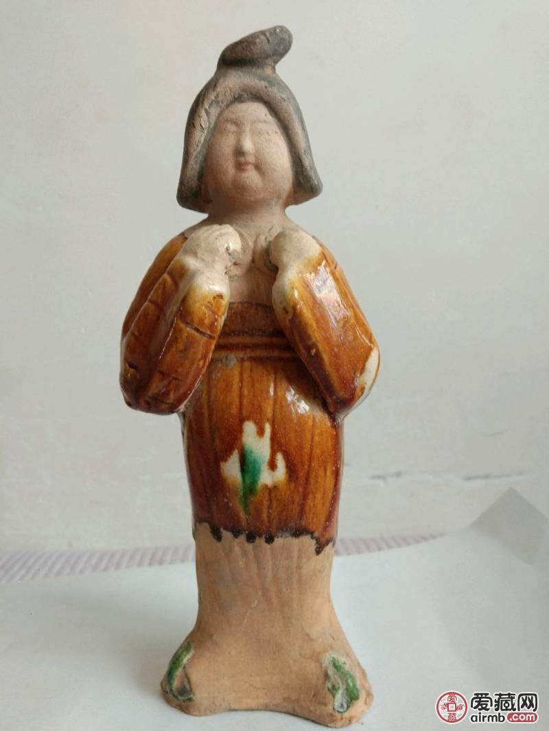 仕女唐三彩，是中国唐朝瓷器文化