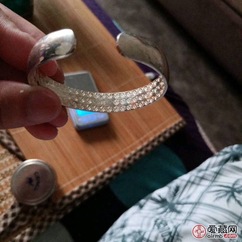 925银镯子，现代的，重41克